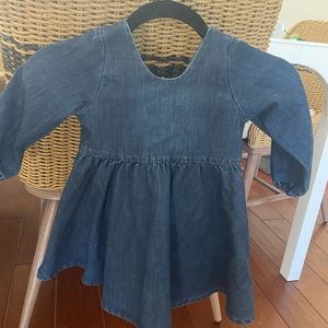 Monica and Andy Let’s Dance denim dress